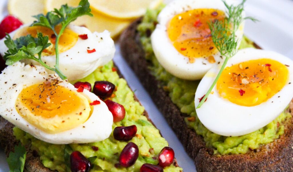 egg and avocado on toast